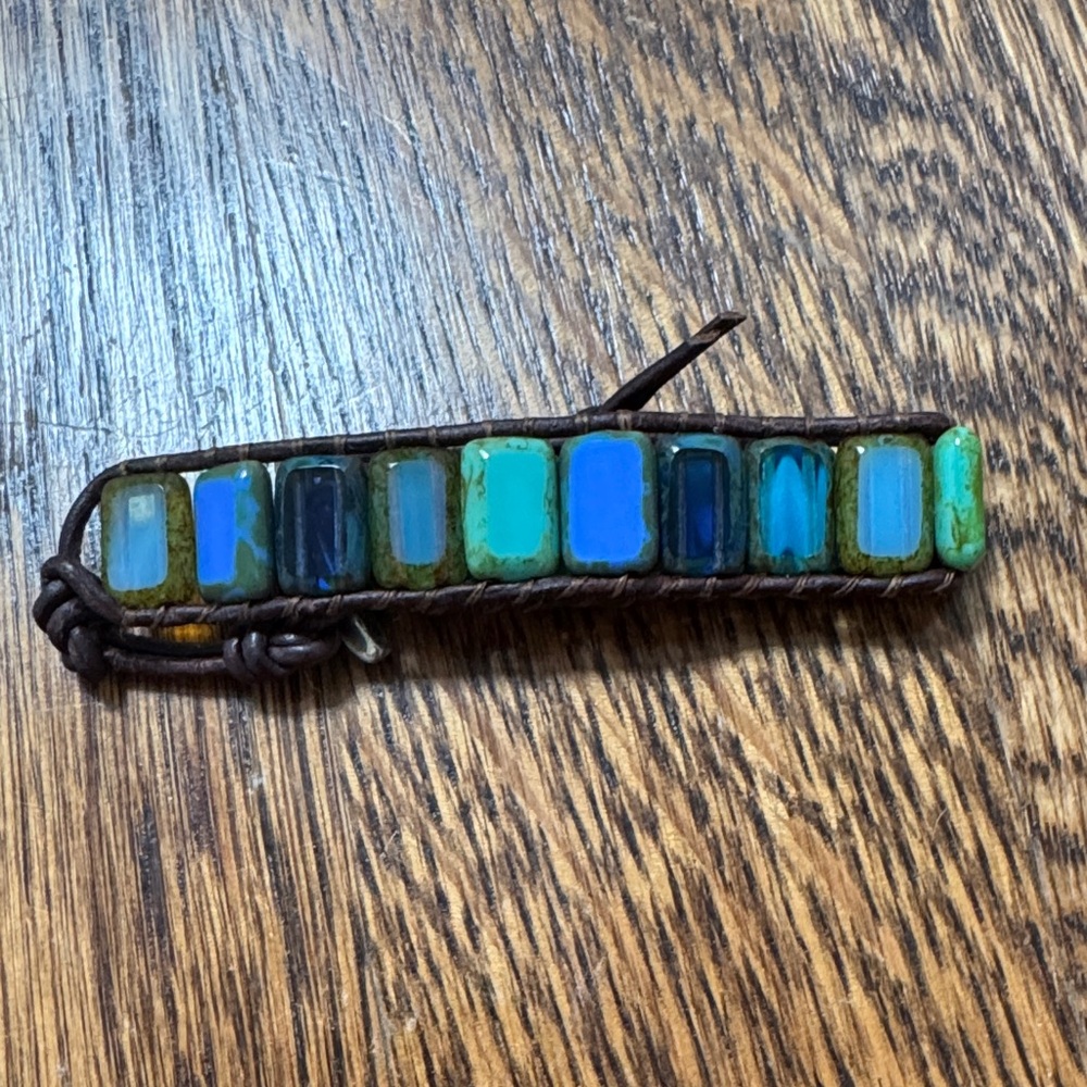 Handcrafted Multicolor Beaded Bracelet - Picture 3 of 5